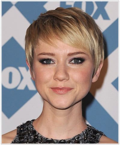 Short and straight classic pixie cut