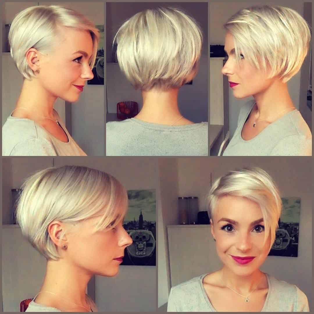 Pixie with some bold streaks