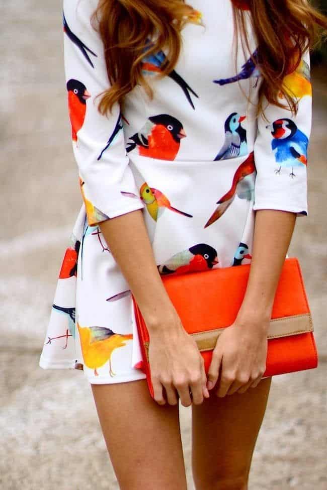 Orange clutch