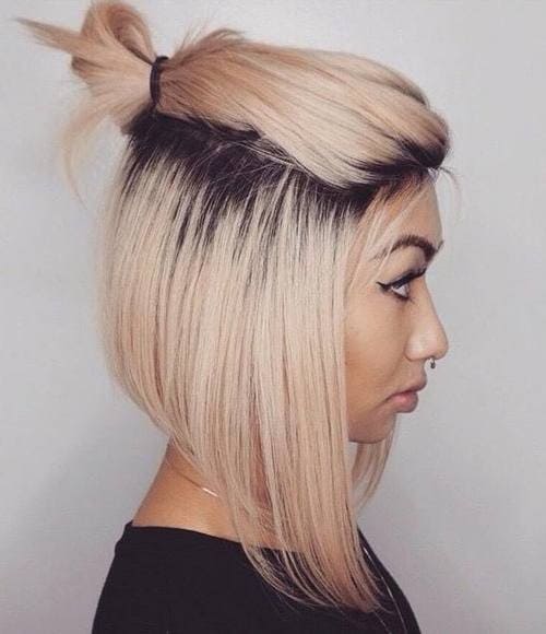 Powder Pink Half Bun