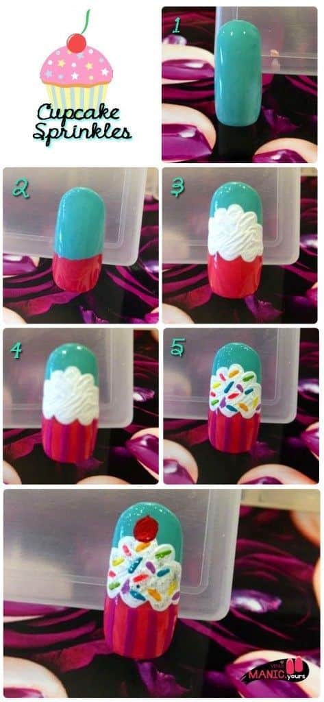 Cupcake Nail Tutorial