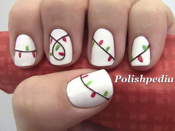 Beautiful Christmas Nail Design