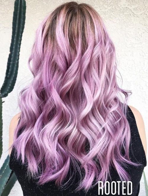 Long Pastel Tousled Locks