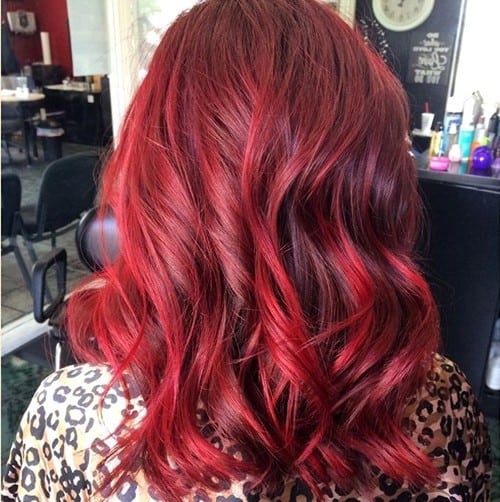 Beautiful Bright Red Ringlets