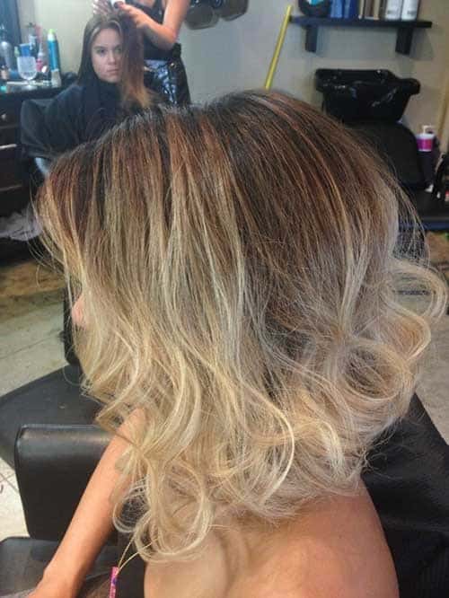 Romantic Blonde Ombre Hair