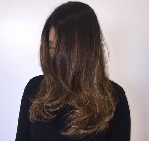 Dark to Light Brown Ombre