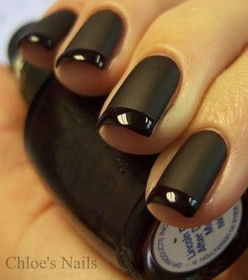 Chic Black Nail Design for Women