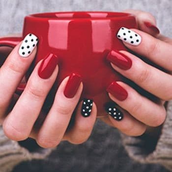 Fashionable Red Manicure Idea