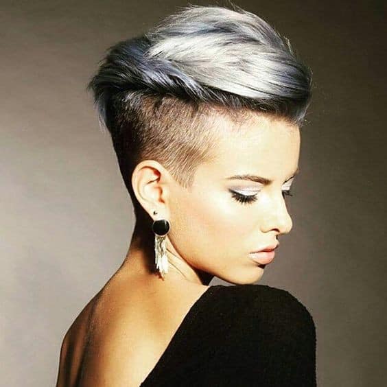 Undercut Short Hairstyle for Women