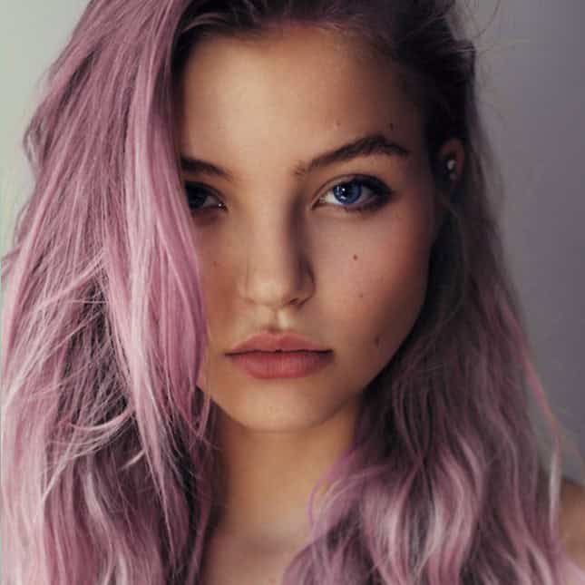 Pastel-colored hair