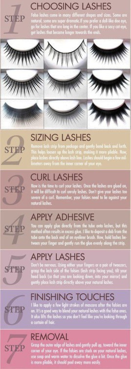 How to Choose and Apply False Lashes