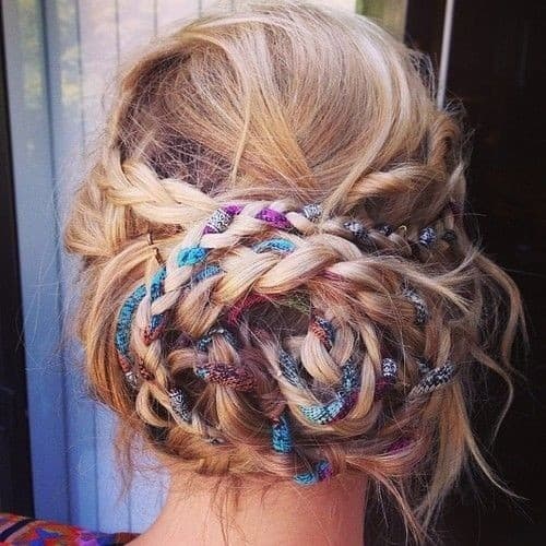 Stylish Braided Chignon