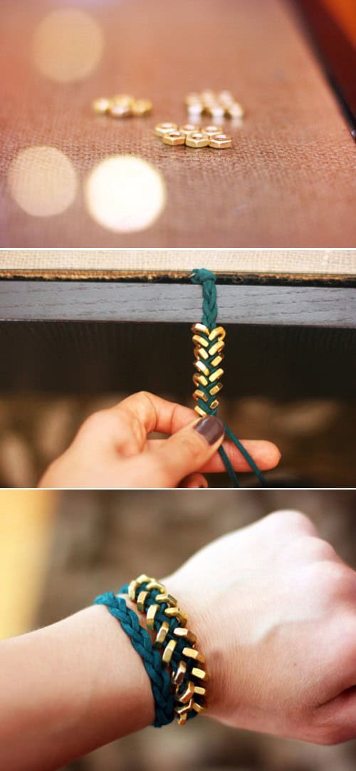 Homemade jewelry ideas: The Chevron Bracelet