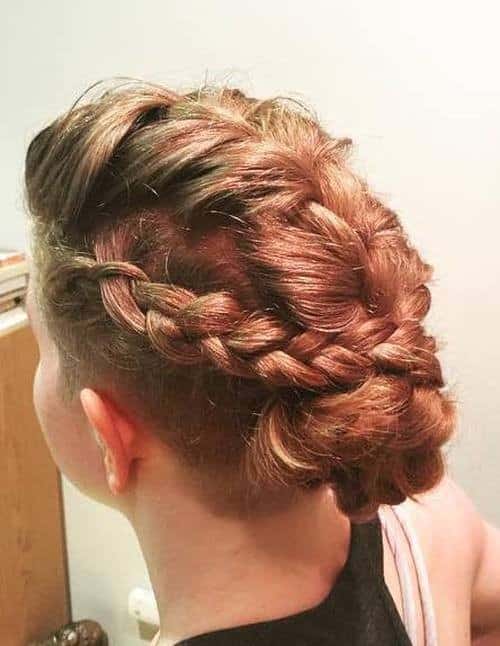 Elaborate Chunky Fishtail Braided Bun