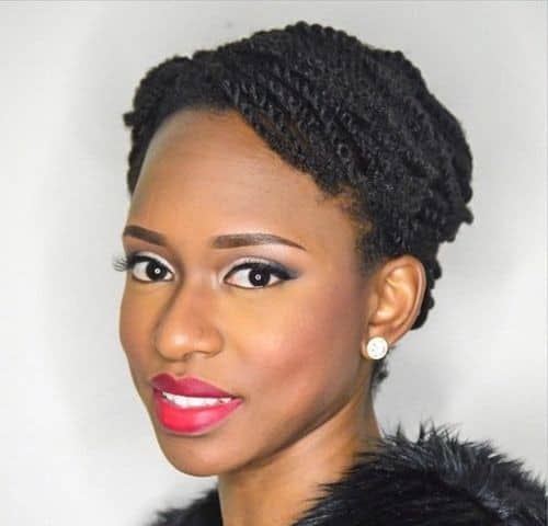 Twisted Sophisticated Up Do – Cute twisted hairstyles for black women