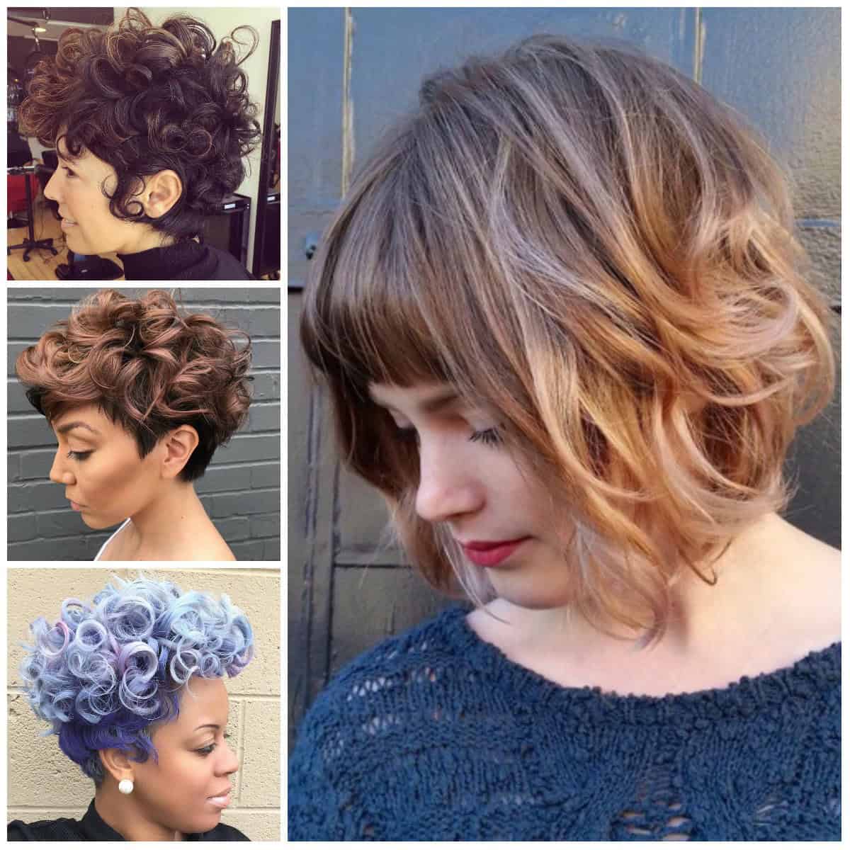 Ombre A-line short bob with longer front and side part