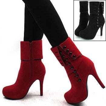 Stiletto heel booties