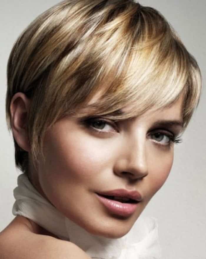 Layered short cut