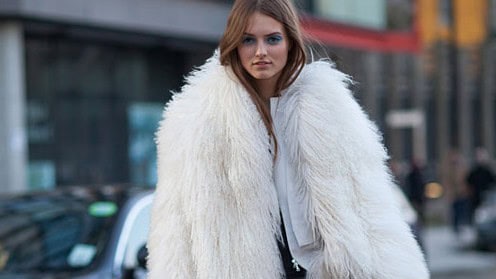 White (faux) fur