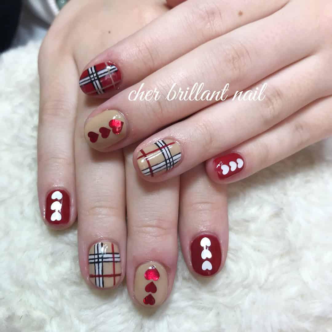 Red and Gold Glitter