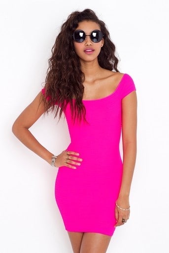 Neon party dress