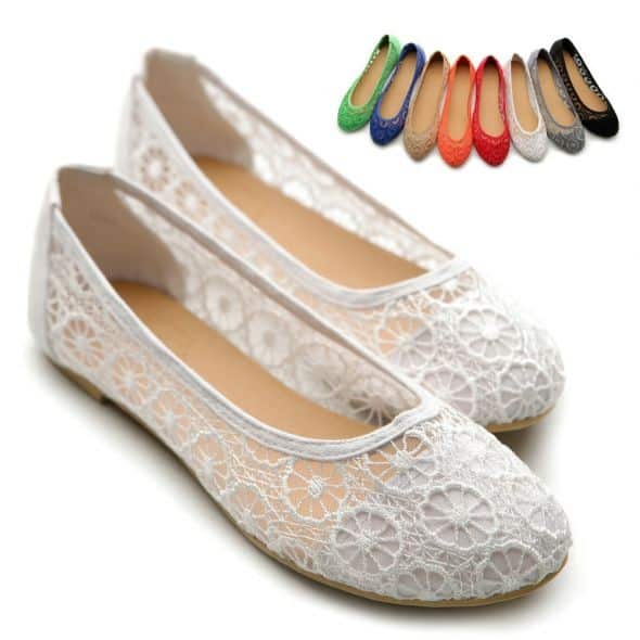 Lace flats