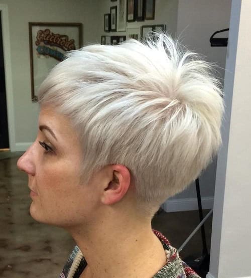 Bleached Blonde Short Crop