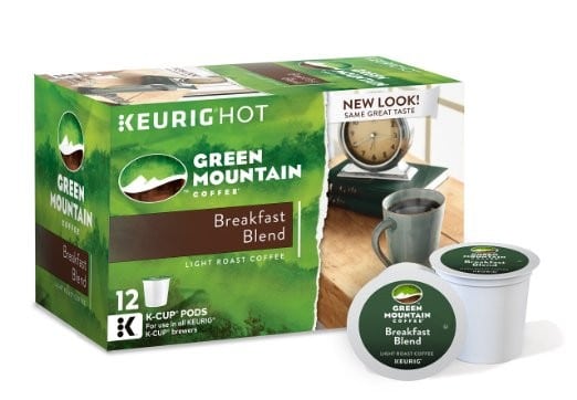 Green Mountain Coffee Breakfast Blend, Keurig K-Cups