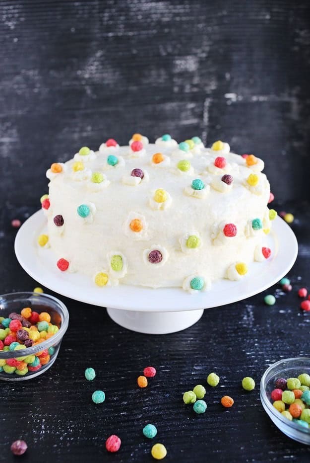 Colorful Dots Decorated Cake