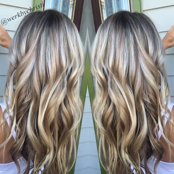 Long Blonde Locks with Tight Ringlets