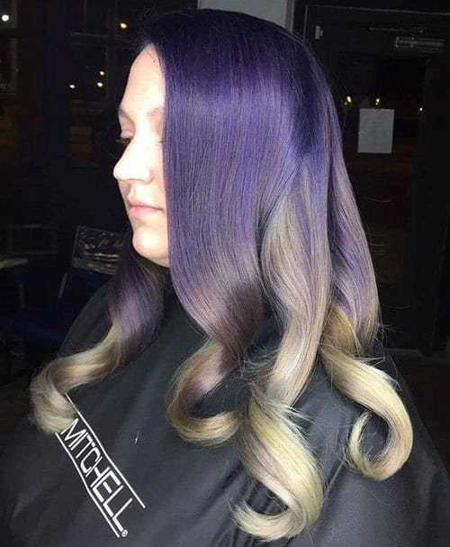 Blue to Blonde Balayage Trend