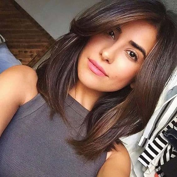 Fashionable Straight Haircut for Long Hair