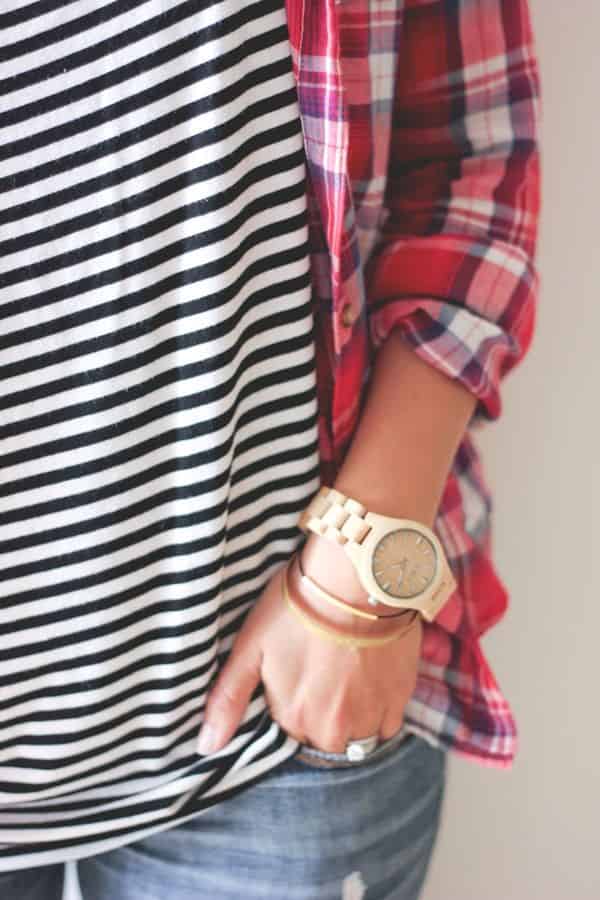 Stripes with plaid