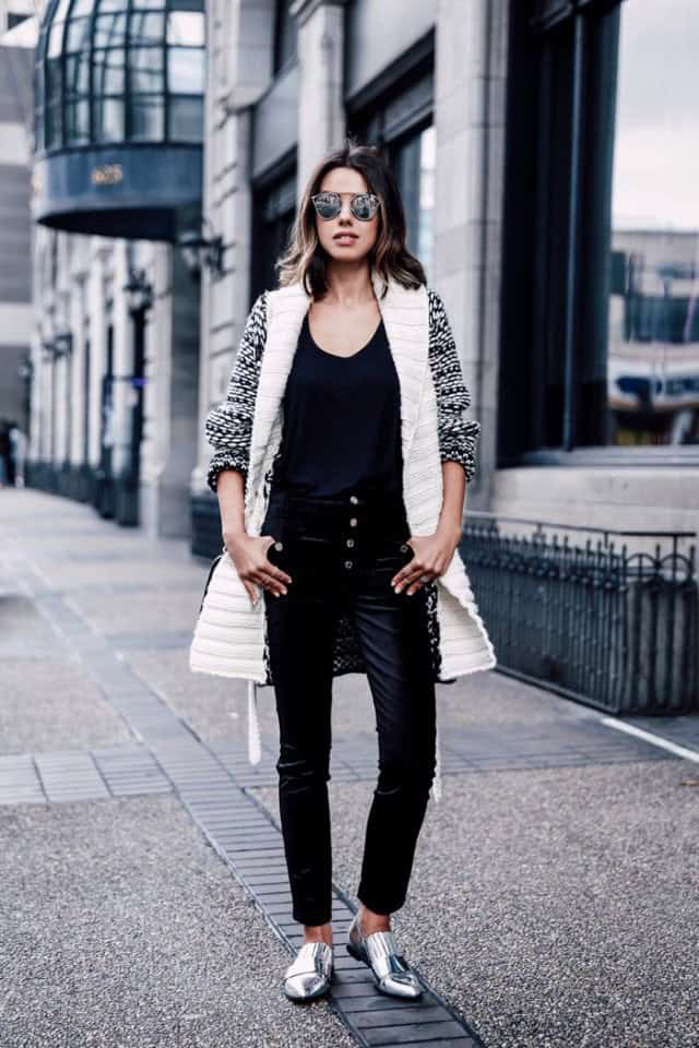 Chic Velvet Pants Outfit Idea