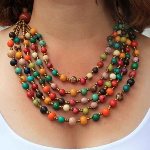 Beaded necklaces