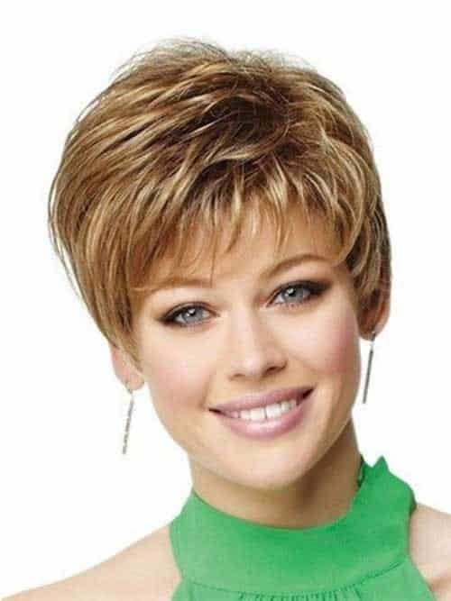 Pretty Short Haircut for Mature Women