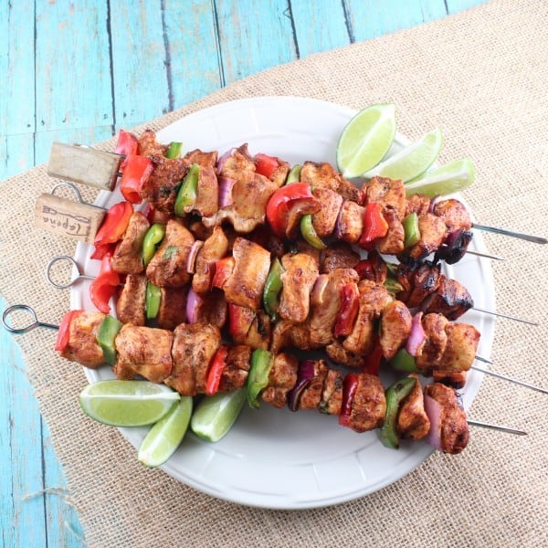 Chipotle Lime Chicken Skewers