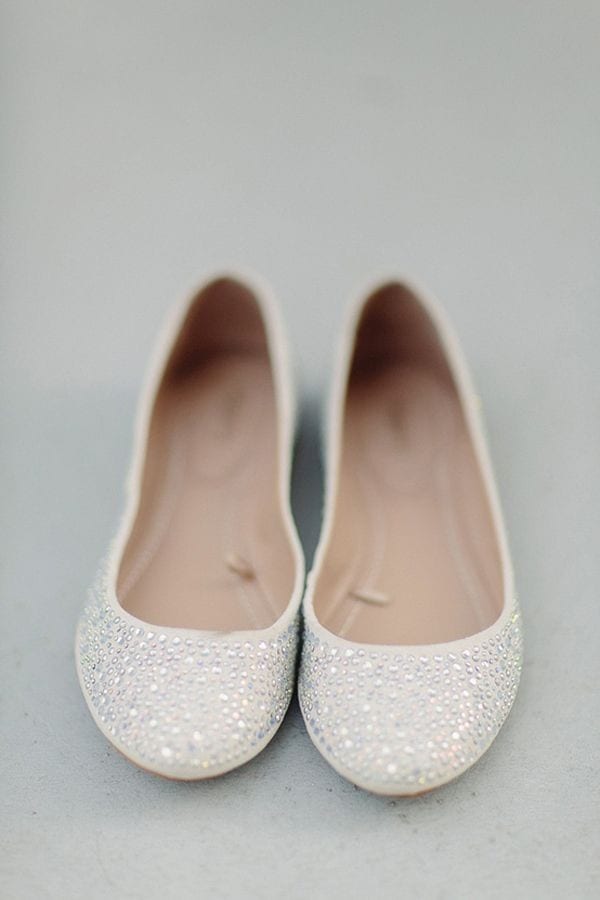 Sparkly flats