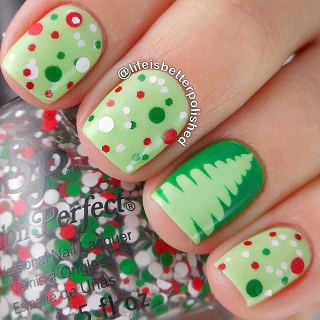 Cute Christmas Nail Design