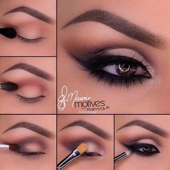 Step by step eyeshadow tutorials for green eyes