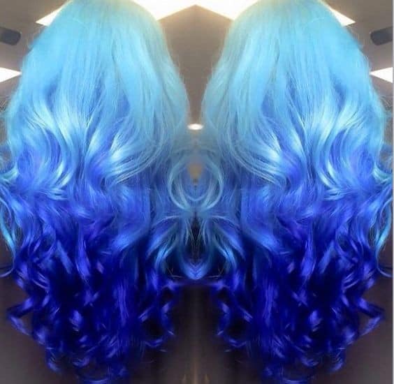 Light Blue to Dark Blue Ombre