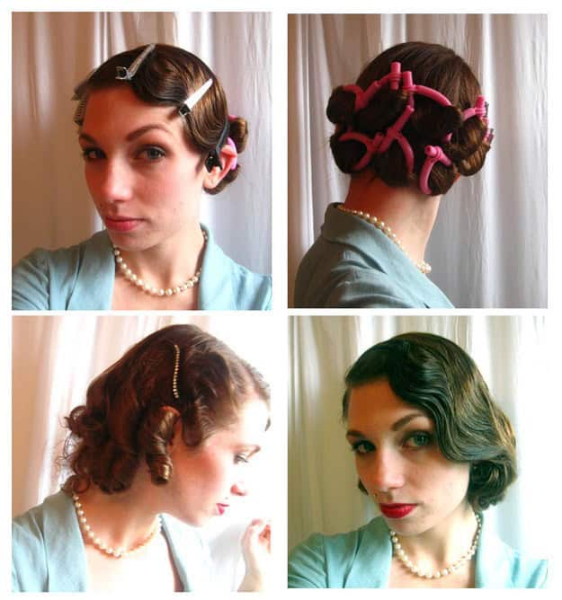 Vintage Hairstyle for Shoulder Length Hair: 1920s Marcel Wave