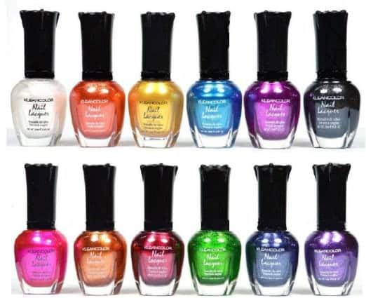 Kleancolor Nail Polish – Awesome Metallic Full Size Lacquer Lot of 12-pc Set