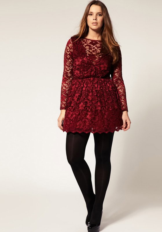 Winter lace dress