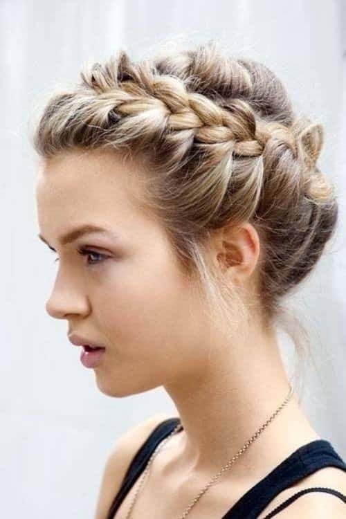 Braided crown for women