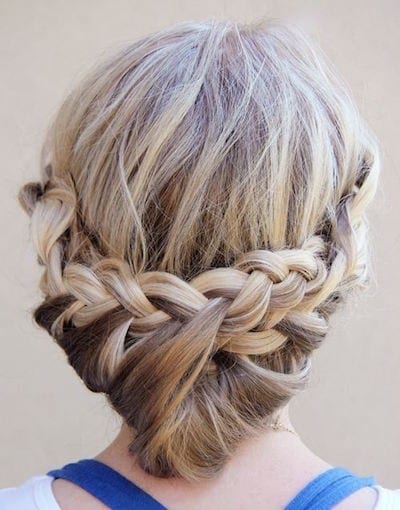 The Princess Braid Updo