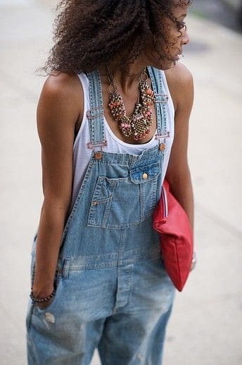 Tank top and overalls