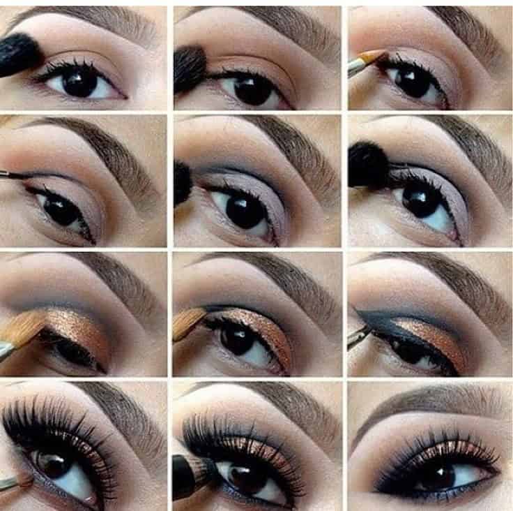 Easy step by step Prom Makeup Eye Tutorial