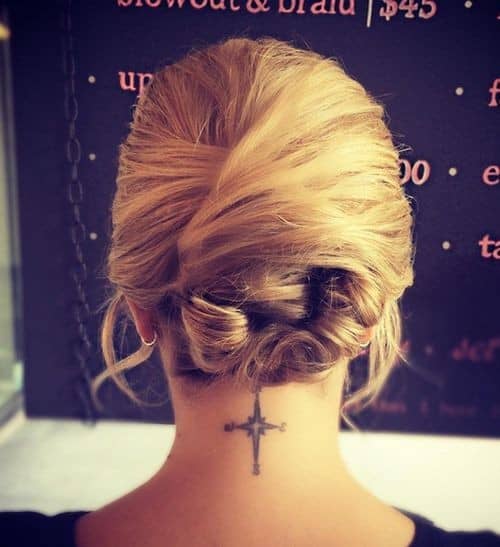 Bright Blonde Twisted Curly Bun