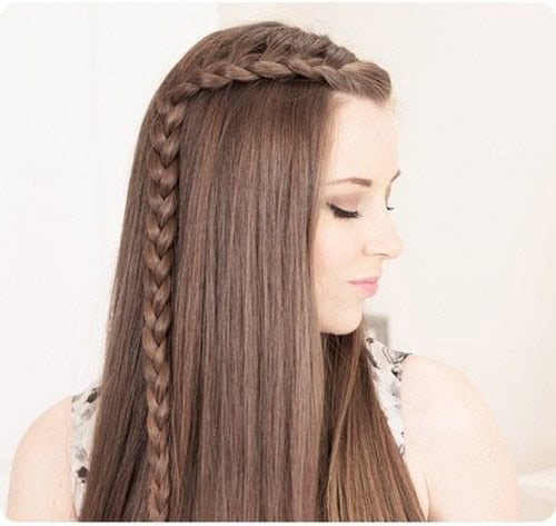 Adorable Thin French Braid